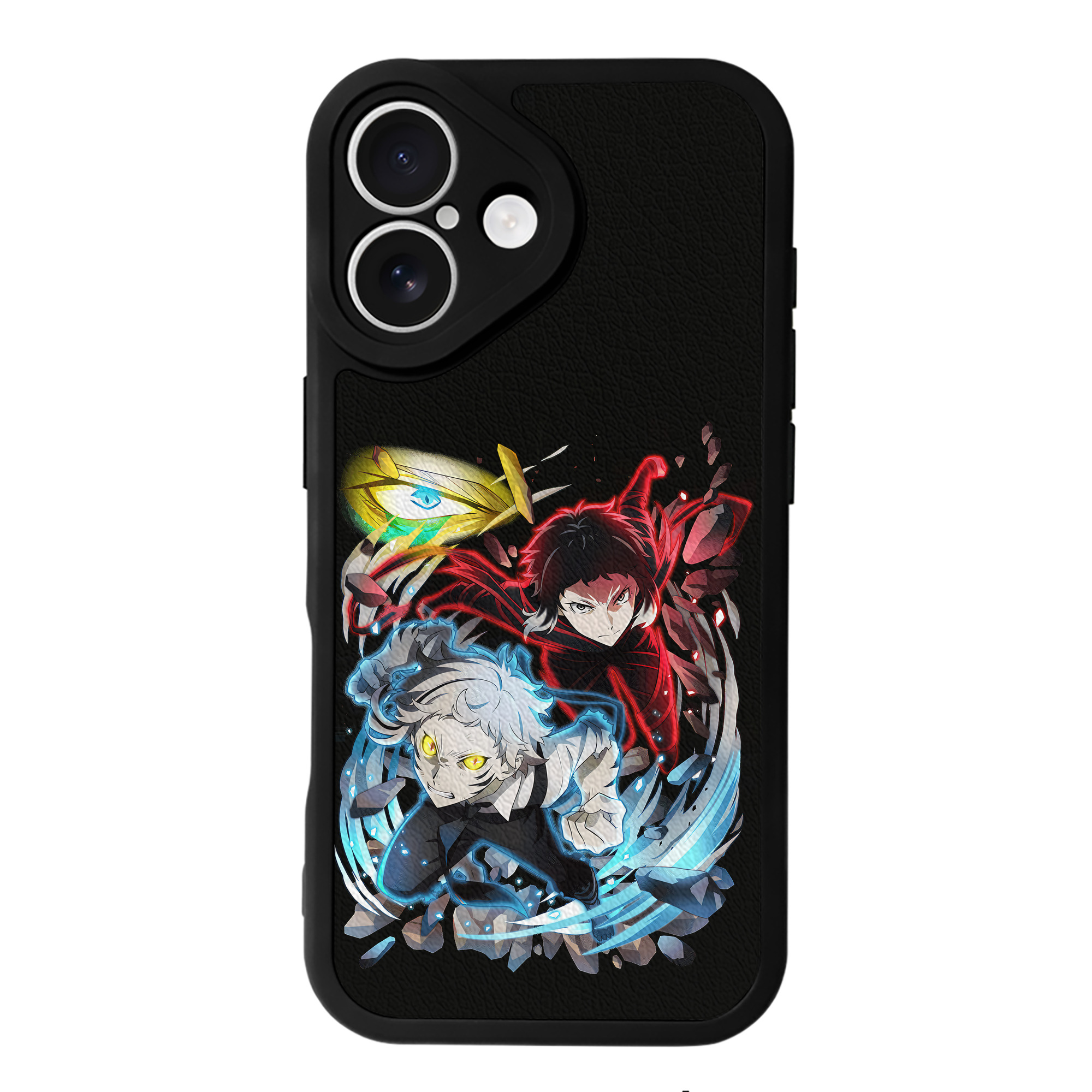 （画像用） 文豪ストレイドッグス Bungo Stray Dogs 【iPhone 16シリーズ対応】シリコンスマホケース（レザー調） 材質：シリコン
